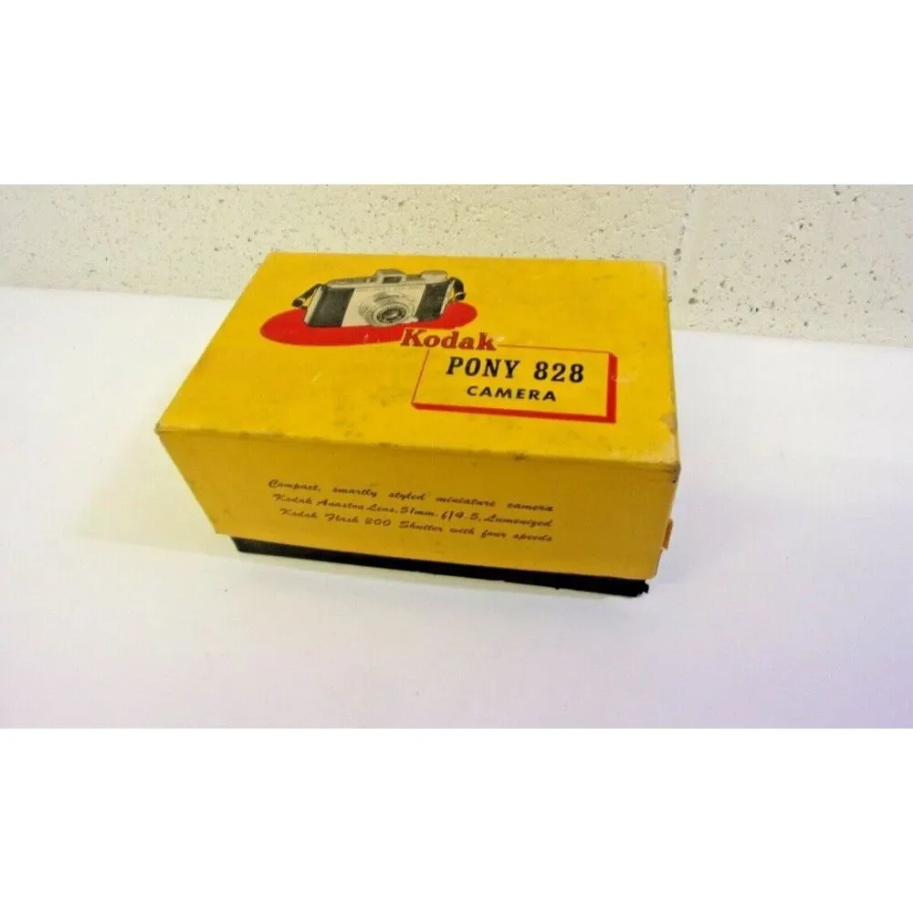 Vintage Kodak‎ Pony 828 Camera With Original Box Untested